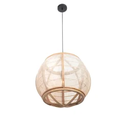 Smarte Pendelleuchte braun 50 cm inkl. Wifi G95 - Pascal