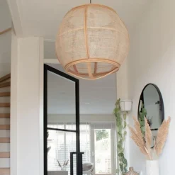 Smarte Pendelleuchte braun 50 cm inkl. Wifi G95 - Pascal