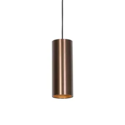 Smarte Pendelleuchte Dunkelbronze inkl. Wifi GU10 50mm - Tubo