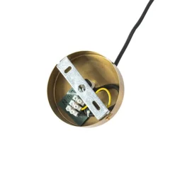 Smarte Pendelleuchte Gold mit Opalglas inkl. Wifi P45 - Flore