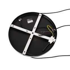 Smarte Pendelleuchte Schwarz mit Messing und bernsteinfarbenem Glas 3-flammig inkl. 3 Wifi G95 - Zuzanna