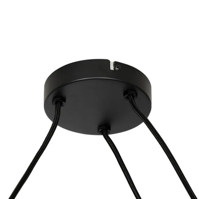 Smarte Pendelleuchte weiß 50cm 3-flammig inkl. 3 Wifi G95 - Plu