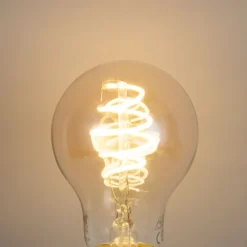 Smarte Stativ-Stehlampe Bronze mit Holz Studio Spot inkl. WiFi A60 - Radient