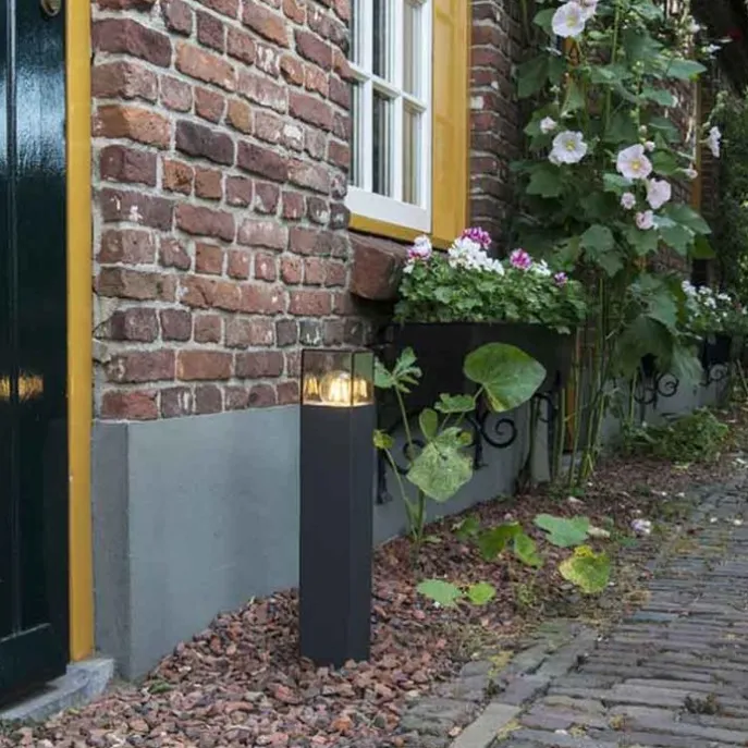 Smarte Steh-Außenleuchte Anthrazit 50 cm inkl. WLAN P45 - Dänemark