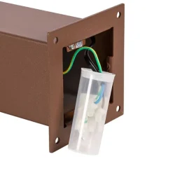 Smarte Steh-Außenleuchte rostbraun 70 cm inkl. WLAN P45 – Dänemark