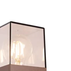 Smarte Steh-Außenleuchte rostbraun 70 cm inkl. WLAN P45 – Dänemark