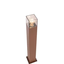 Smarte Steh-Außenleuchte rostbraun 70 cm inkl. WLAN P45 – Dänemark