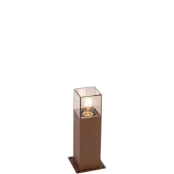 Smarte Steh-Außenleuchte rostbraun 30 cm inkl. WLAN P45 – Dänemark