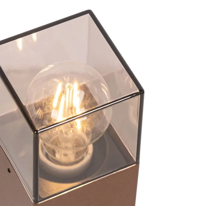 Smarte Steh-Außenleuchte rostbraun 30 cm inkl. WLAN P45 – Dänemark