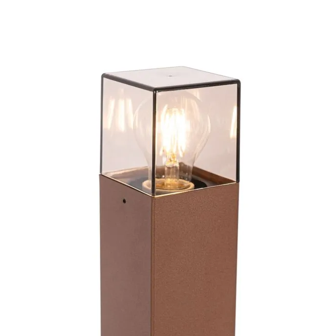 Smarte Steh-Außenleuchte rostbraun 50 cm inkl. WLAN P45 – Dänemark