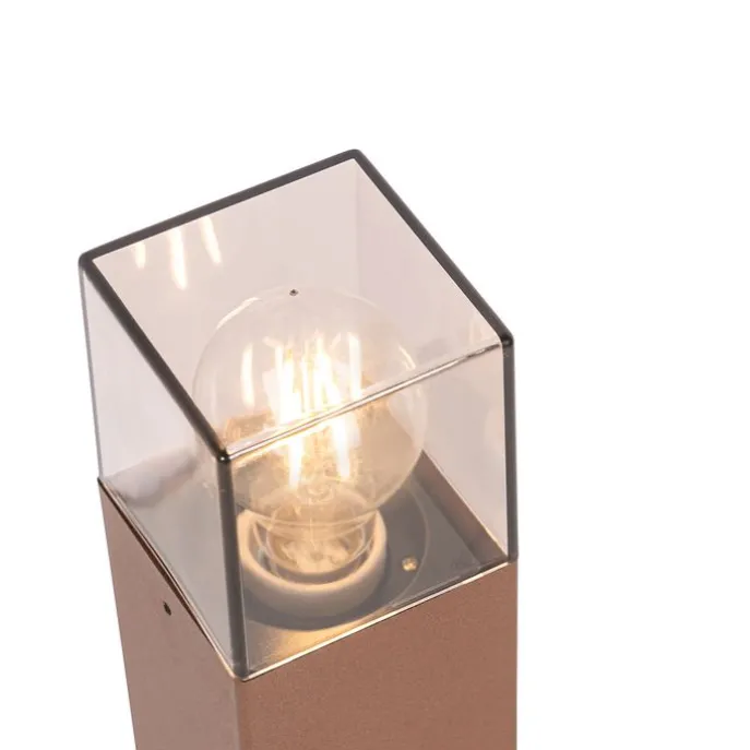 Smarte Steh-Außenleuchte rostbraun 50 cm inkl. WLAN P45 – Dänemark