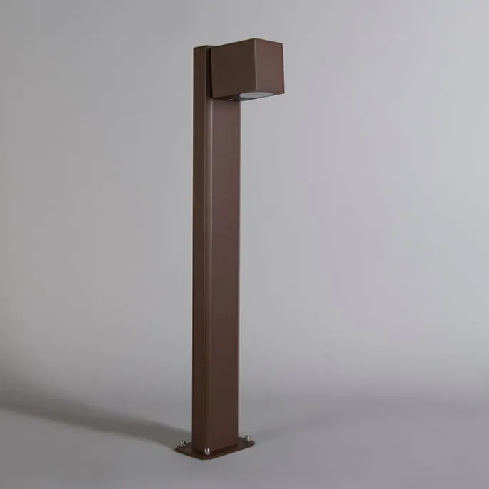 Smarte stehende Außenlampe rostbraun 65 cm IP44 inkl. Wifi GU10 - Baleno