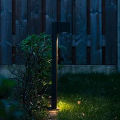 Smarte stehende Außenleuchte Anthrazit 65 cm IP44 inkl. Wifi GU10 - Baleno