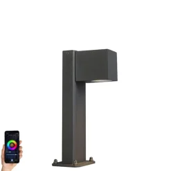 Smarte stehende Außenleuchte Anthrazit 30 cm IP44 inkl. Wifi GU10 - Baleno