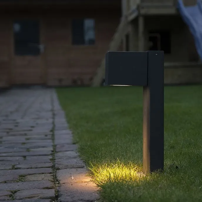 Smarte stehende Außenleuchte Anthrazit 30 cm IP44 inkl. Wifi GU10 - Baleno