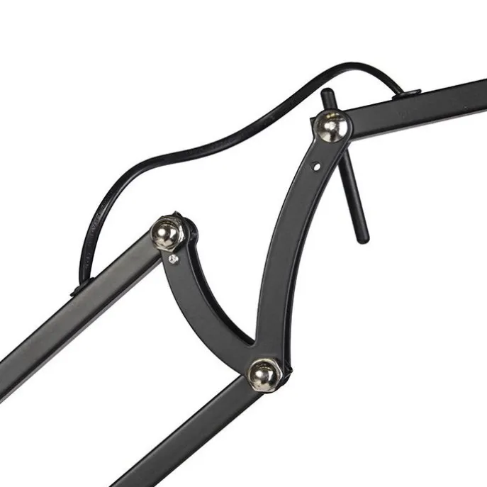 Smarte Stehlampe schwarz verstellbar inkl. Wifi A60 - Hobby