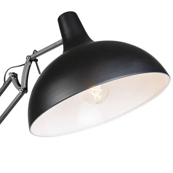 Smarte Stehlampe schwarz verstellbar inkl. Wifi A60 - Hobby