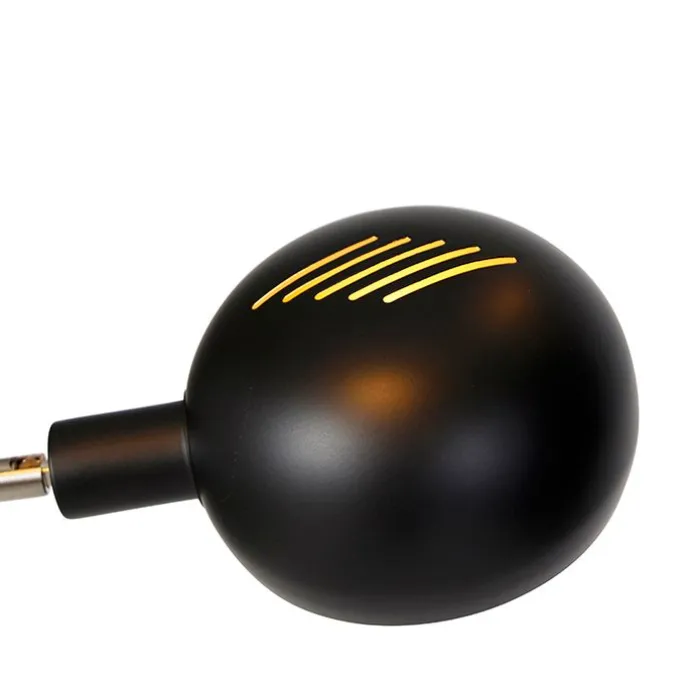 Smarte Stehlampe schwarz 5-flammig inkl. Wifi B35 - Sixties