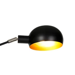 Smarte Stehlampe schwarz 5-flammig inkl. Wifi B35 - Sixties
