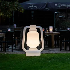 Smarte Stehlampe weiß 110 cm inkl. Wifi G95 - Storm Extra Large