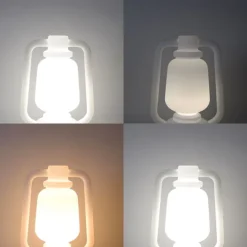 Smarte Stehlampe weiß 110 cm inkl. Wifi G95 - Storm Extra Large