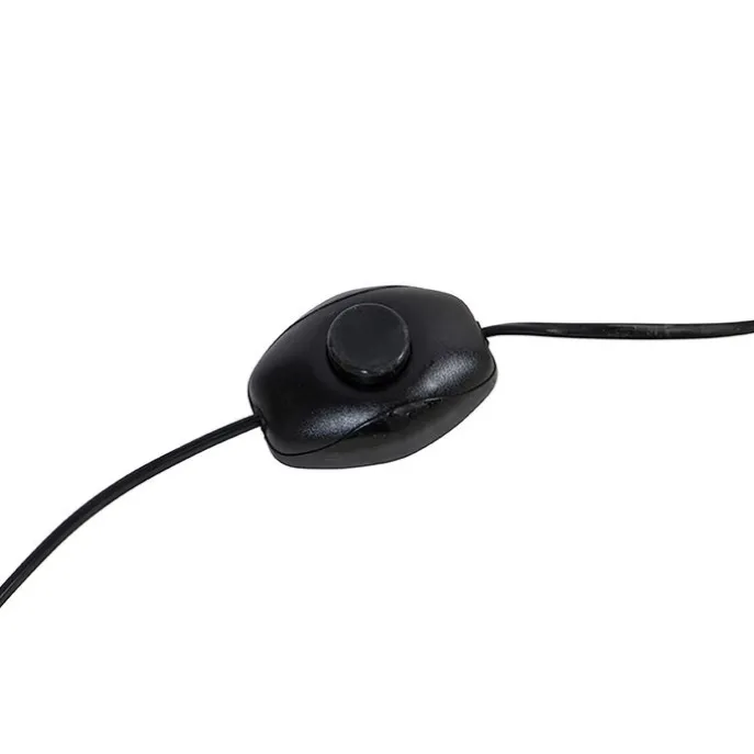 Smarte Stehleuchte Gold mit grünem Schirm inkl. WLAN A60 - Botanica