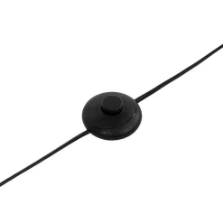 Smarte Stehleuchte mit 45 cm Schirm schwarz inkl. WLAN A60 - Classico