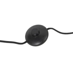 Smarte Stehleuchte schwarz inkl. WiFi A60 Rauchglas - Bliss