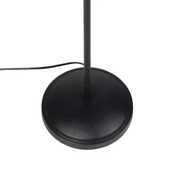 Smarte Stehleuchte Schwarz mit Gold 3-flammig inkl. 3 WiFi P45 - Tommy