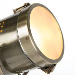 Smarte Stehleuchte Stativholz mit Studiostrahler inkl. WiFi B35 - Braha