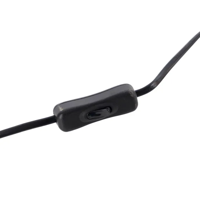 Smarte Tischleuchte schwarz mit Rauchglas inkl. WiFi A60 - Karel