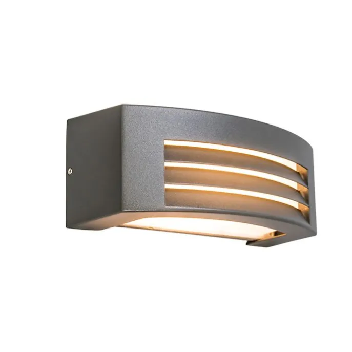 Smarte Wandleuchte Anthrazit IP44 inkl. Wifi P45 - Hurricane 1