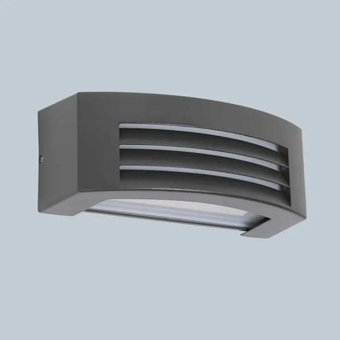 Smarte Wandleuchte Anthrazit IP44 inkl. Wifi P45 - Hurricane 1