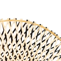 Smarte Wandleuchte Bambus 50 cm mit Stecker inkl. WLAN A60 - Rina