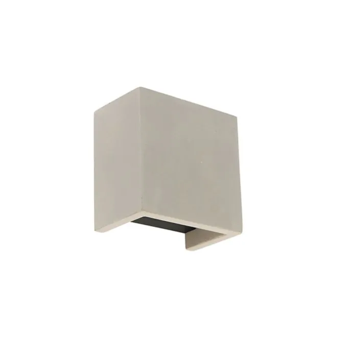 Smarte Wandleuchte Beton mit Lichteffekt inkl. WiFi G9 - Meave