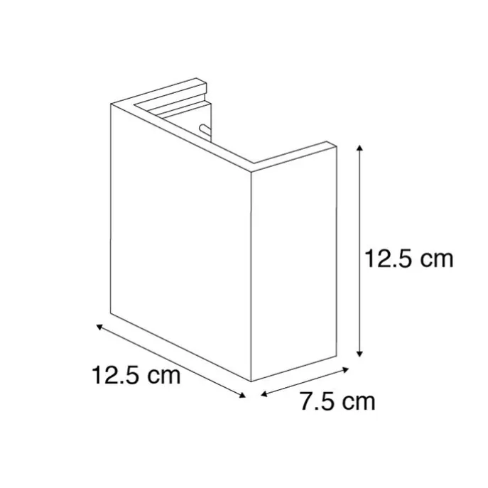 Smarte Wandleuchte Beton mit Lichteffekt inkl. WiFi G9 - Meave