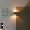 Smarte Wandleuchte Beton mit Lichteffekt inkl. Wifi G9 - Arles