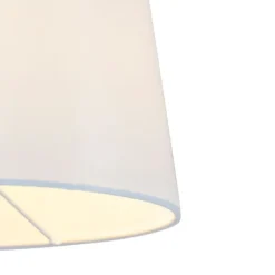 Smarte Wandleuchte Bronze mit weißem Schirm inkl. WLAN A60 - Ladas Deluxe