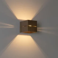 Smarte Wandleuchte Dunkelbronze 9,7 cm inkl. Wifi G9 - Transfer Groove