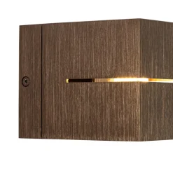 Smarte Wandleuchte Dunkelbronze 9,7 cm inkl. Wifi G9 - Transfer Groove