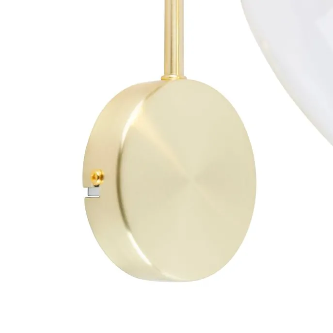 Smarte Wandleuchte Gold mit Glas inkl. Wifi G9 - Elien