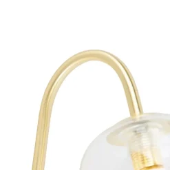 Smarte Wandleuchte Gold mit Glas inkl. Wifi G9 - Elien