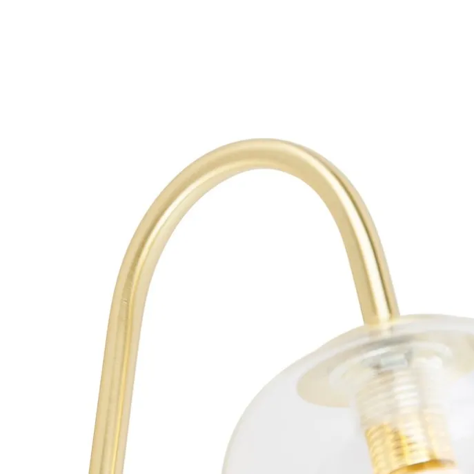 Smarte Wandleuchte Gold mit Glas inkl. Wifi G9 - Elien