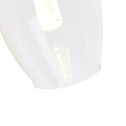 Smarte Wandleuchte Gold mit Glas inkl. Wifi G9 - Elien