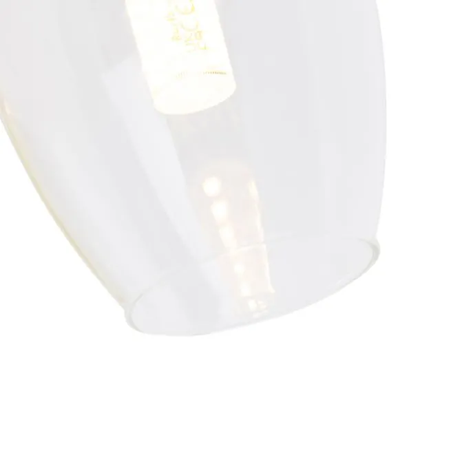 Smarte Wandleuchte Gold mit Glas inkl. Wifi G9 - Elien