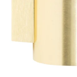 Smarte Wandleuchte gold rund inkl. 2 WiFi GU10 - Sandy