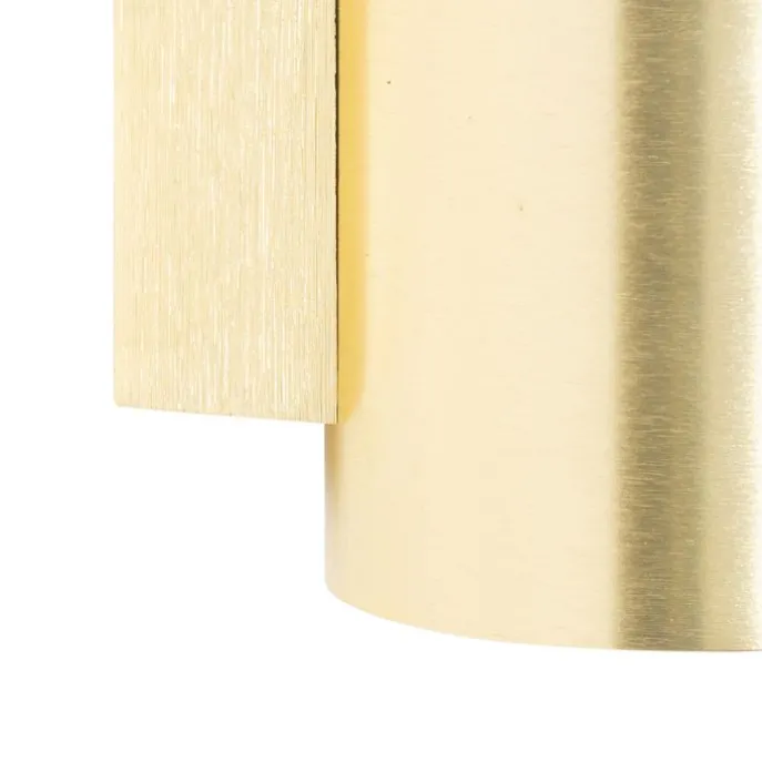 Smarte Wandleuchte gold rund inkl. 2 WiFi GU10 - Sandy