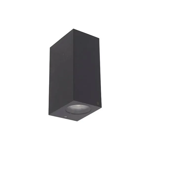 Smarte Wandleuchte grau aus Kunststoff Inkl. 2 WLAN GU10 - Baleno