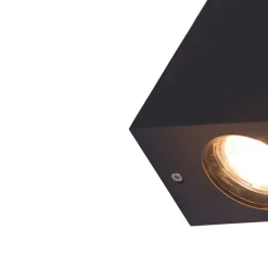 Smarte Wandleuchte grau aus Kunststoff Inkl. 2 WLAN GU10 - Baleno