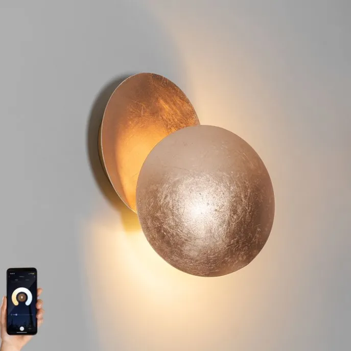 Smarte Wandleuchte Kupfer inkl. Wifi G9 - Sunrise